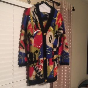 Ladies Angora blend cardigan.